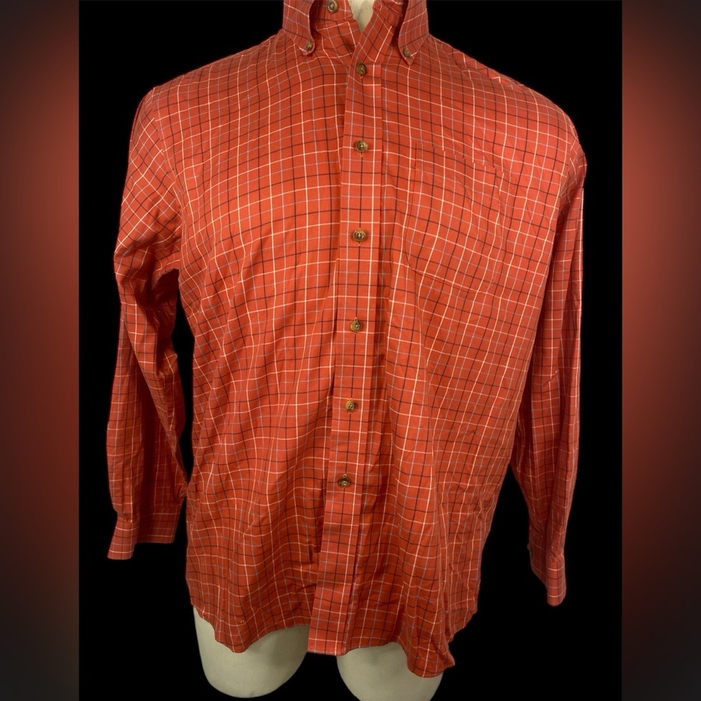 LL Bean Long Sleeve Button Up Shirt Men’s Large